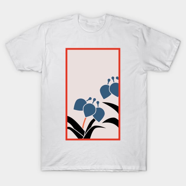 Plain Iris T-Shirt by Nishinegi